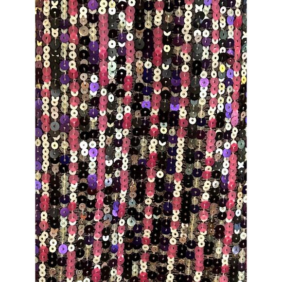 Showpo Charice Multi Sequins Pleat Shoulder Mini Dress in Multi Pink - Picture 4 of 10